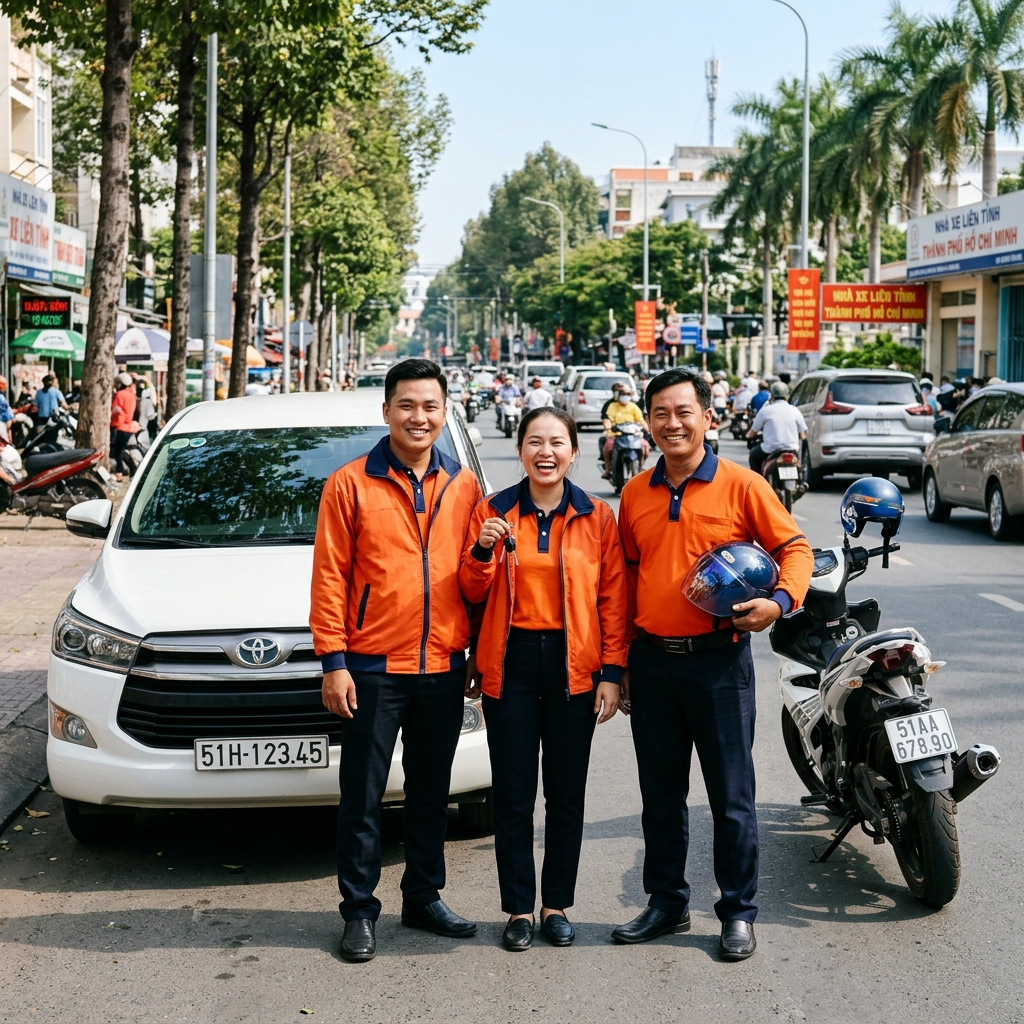 Đội ngũ tài xế 5 sao - Taxi Liên Tỉnh